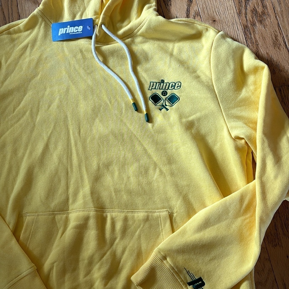 Prince pickleball yellow sweatshirt nwt - Picture 4 of 6